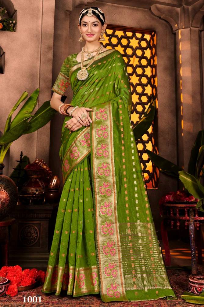 Prakruti Vol 1 By Saroj Soft Organza Silk Designer Sarees Wholesale Clothing Suppliers In India